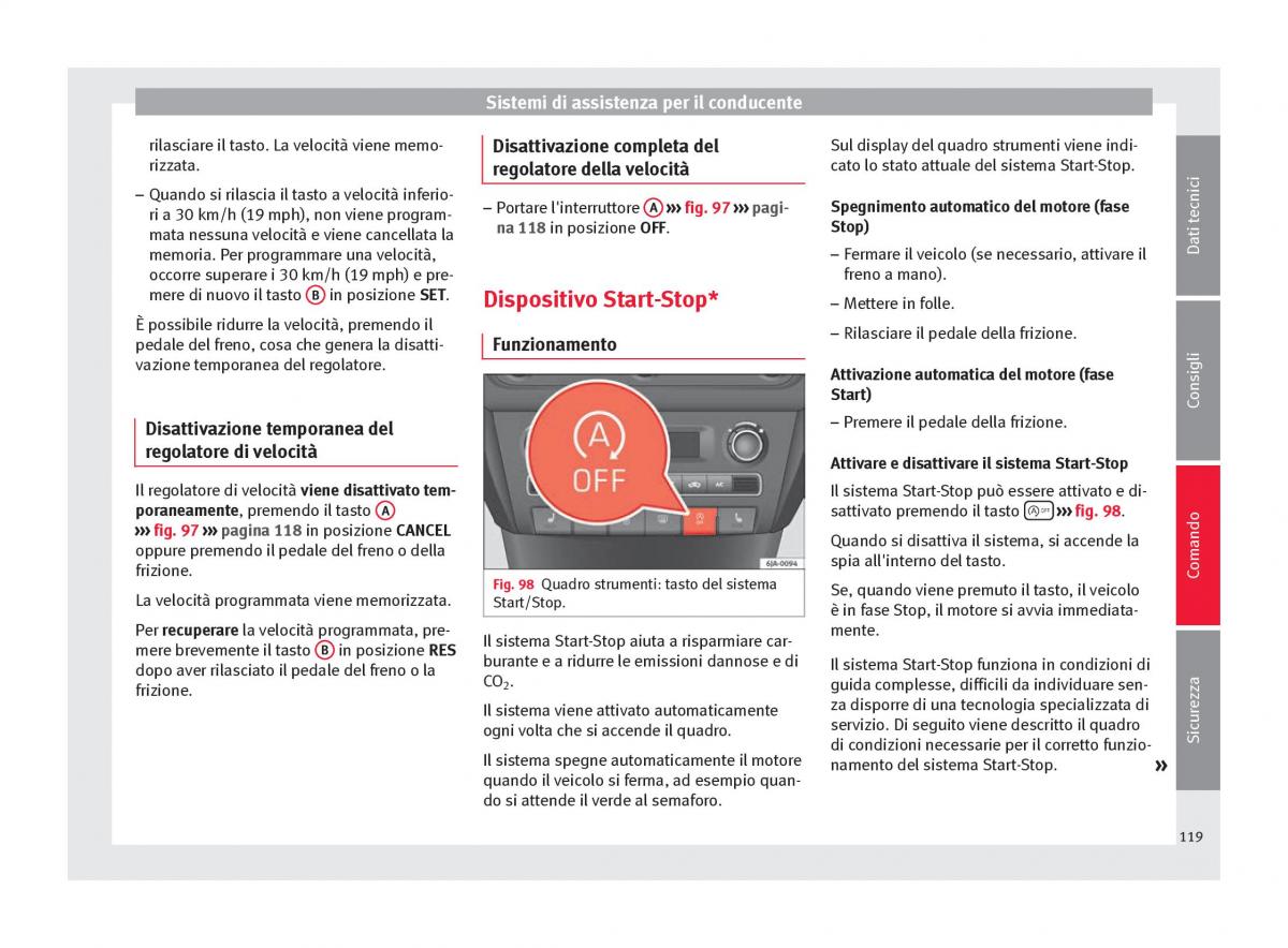 Seat Toledo IV 4 manuale del proprietario / page 121