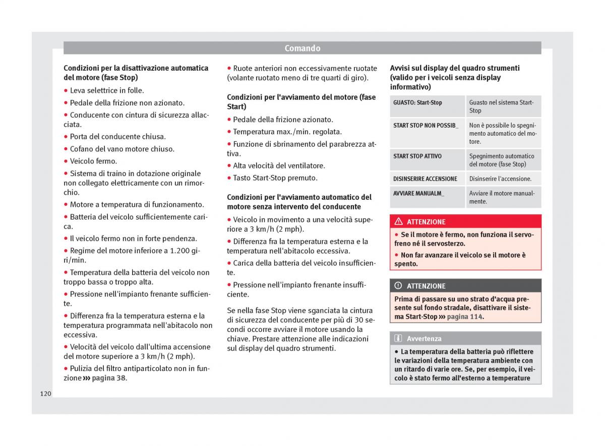 Seat Toledo IV 4 manuale del proprietario / page 122