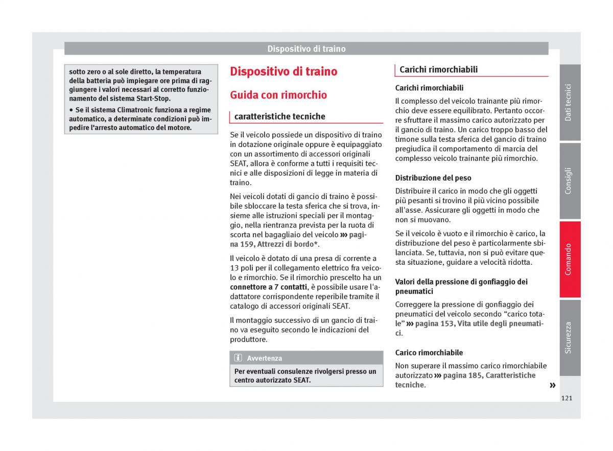 Seat Toledo IV 4 manuale del proprietario / page 123