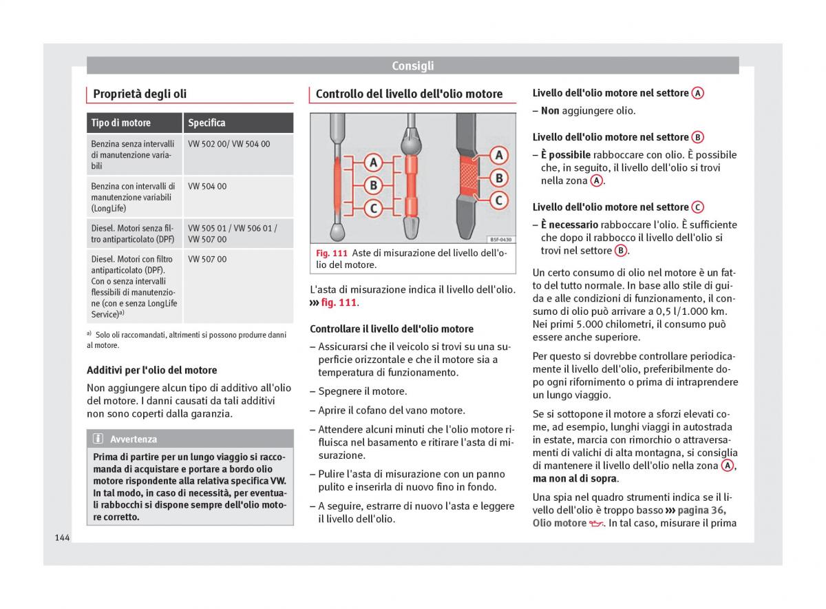 Seat Toledo IV 4 manuale del proprietario / page 146