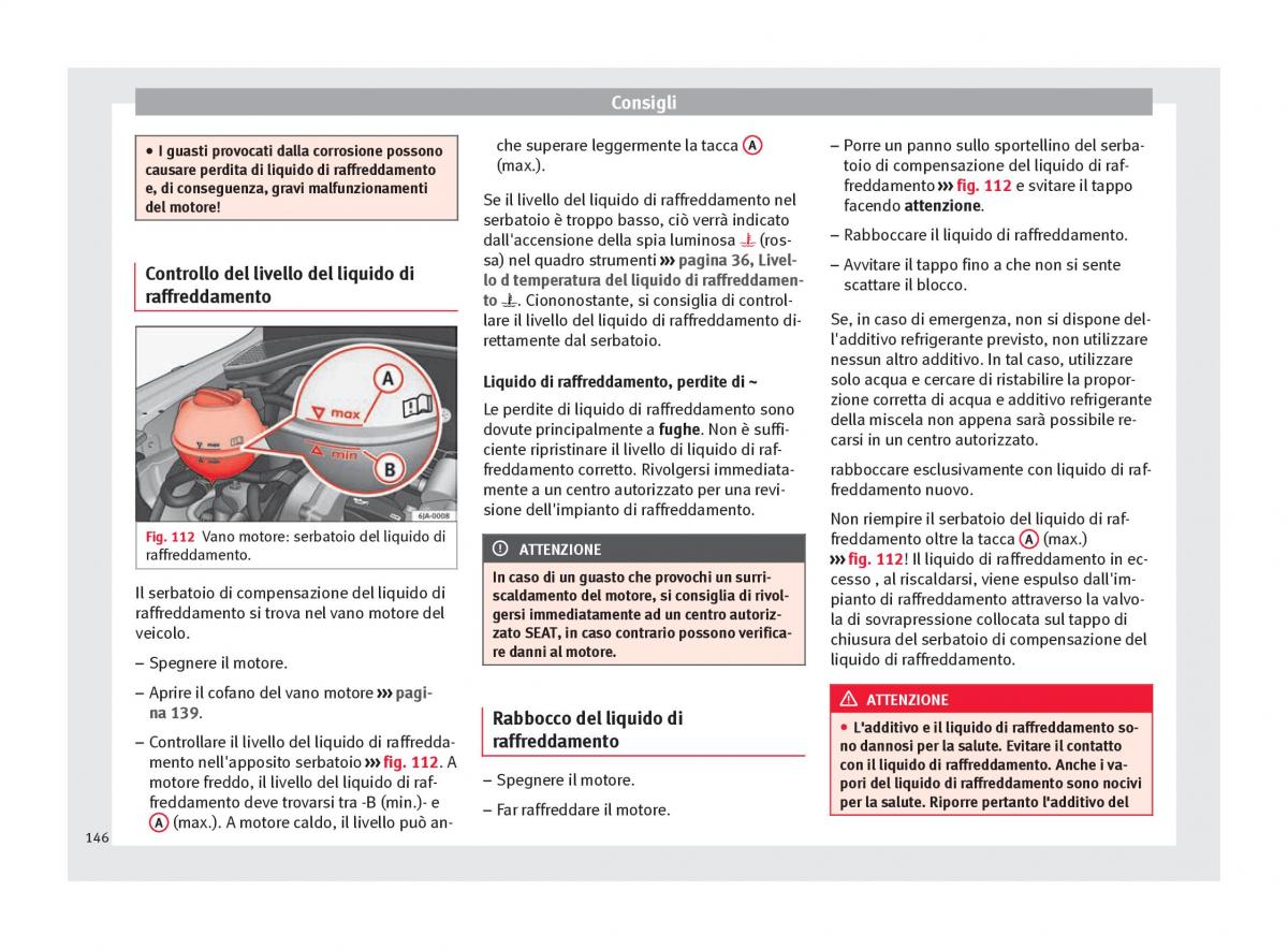 Seat Toledo IV 4 manuale del proprietario / page 148