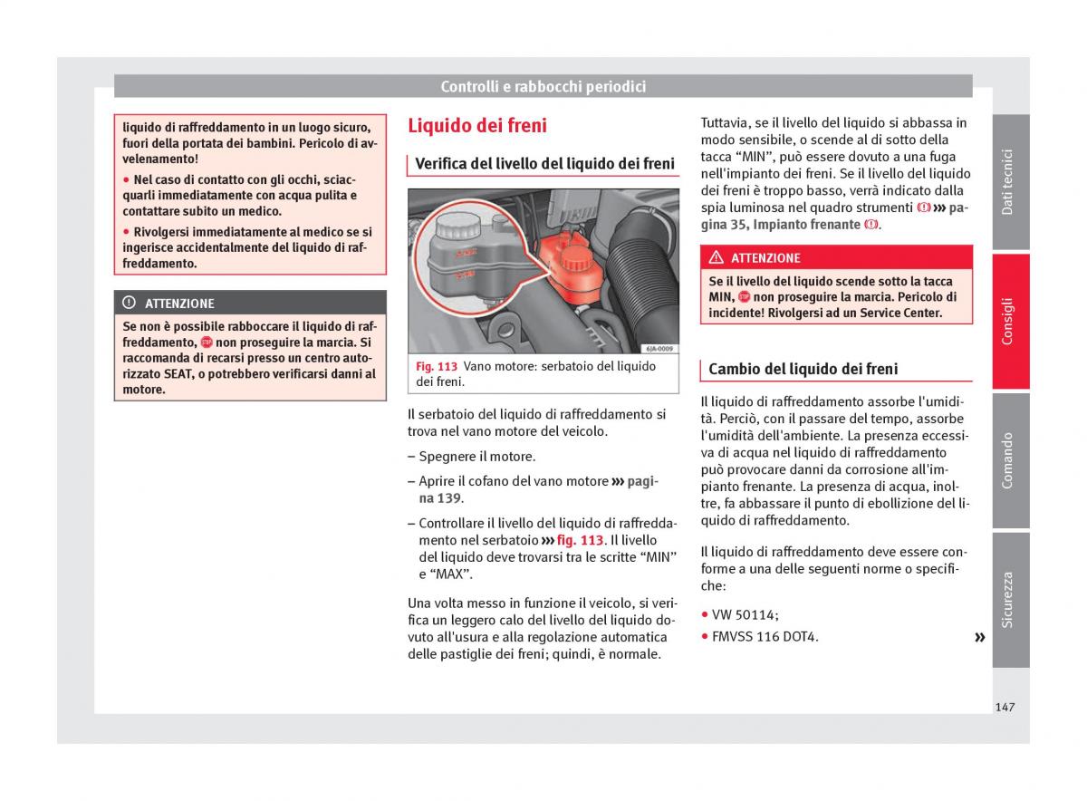 Seat Toledo IV 4 manuale del proprietario / page 149