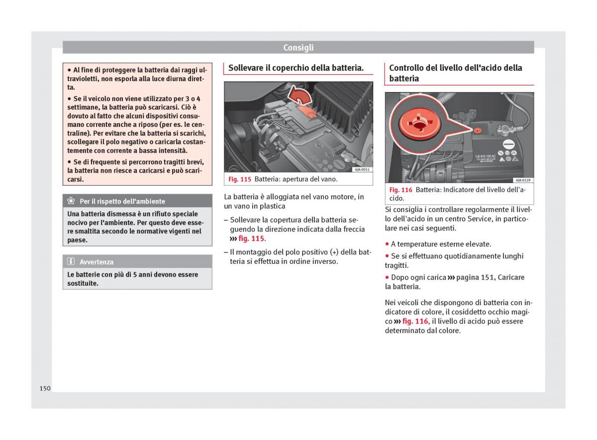 Seat Toledo IV 4 manuale del proprietario / page 152