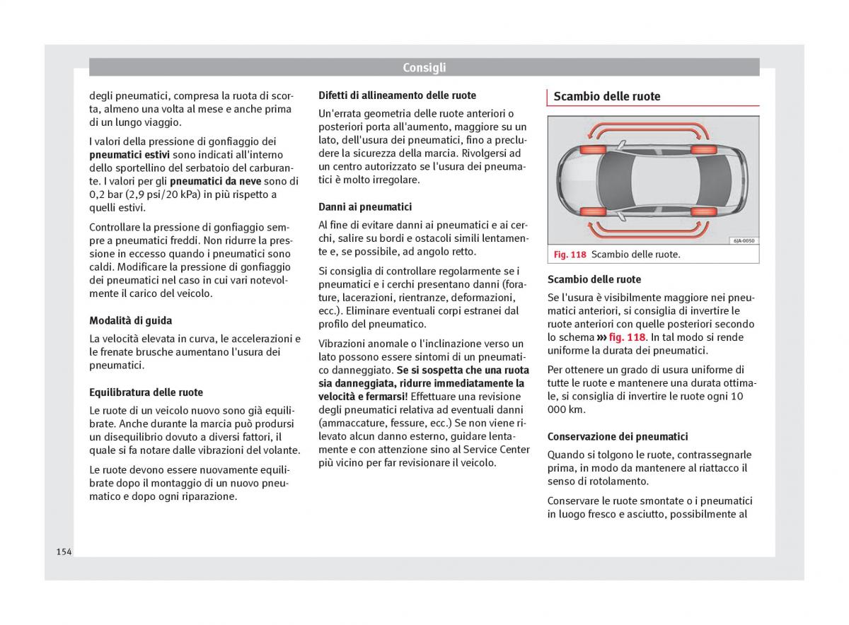 Seat Toledo IV 4 manuale del proprietario / page 156