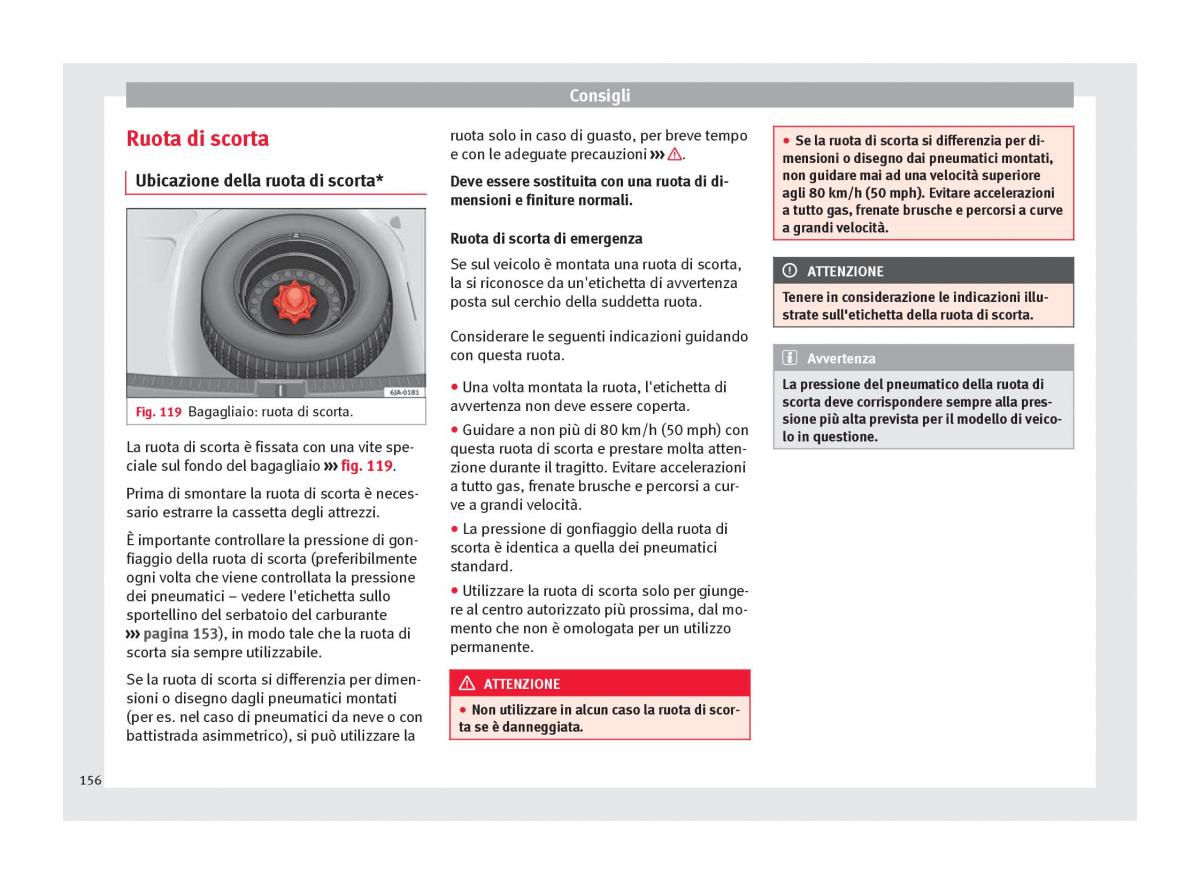 Seat Toledo IV 4 manuale del proprietario / page 158