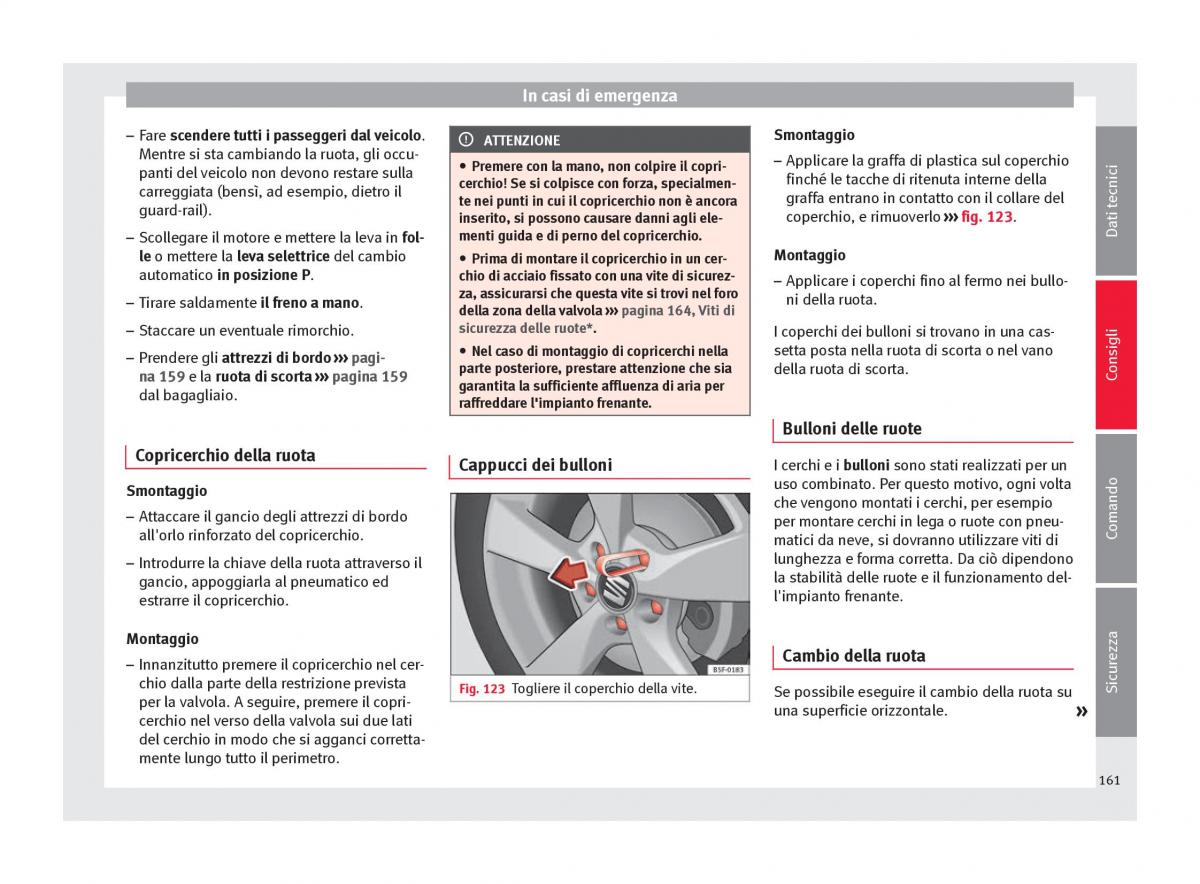 Seat Toledo IV 4 manuale del proprietario / page 163