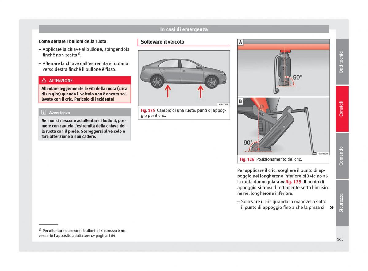 Seat Toledo IV 4 manuale del proprietario / page 165