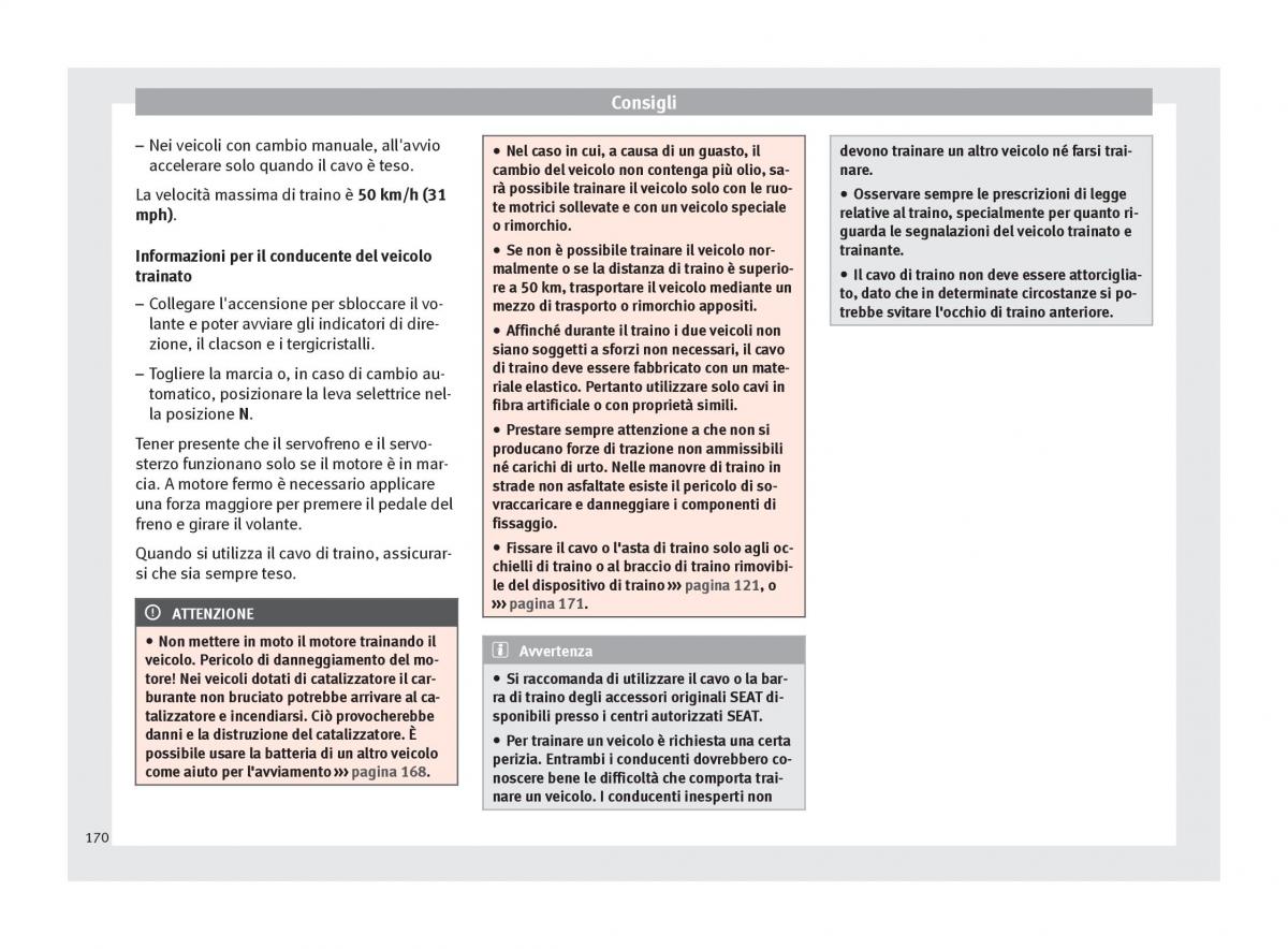 Seat Toledo IV 4 manuale del proprietario / page 172