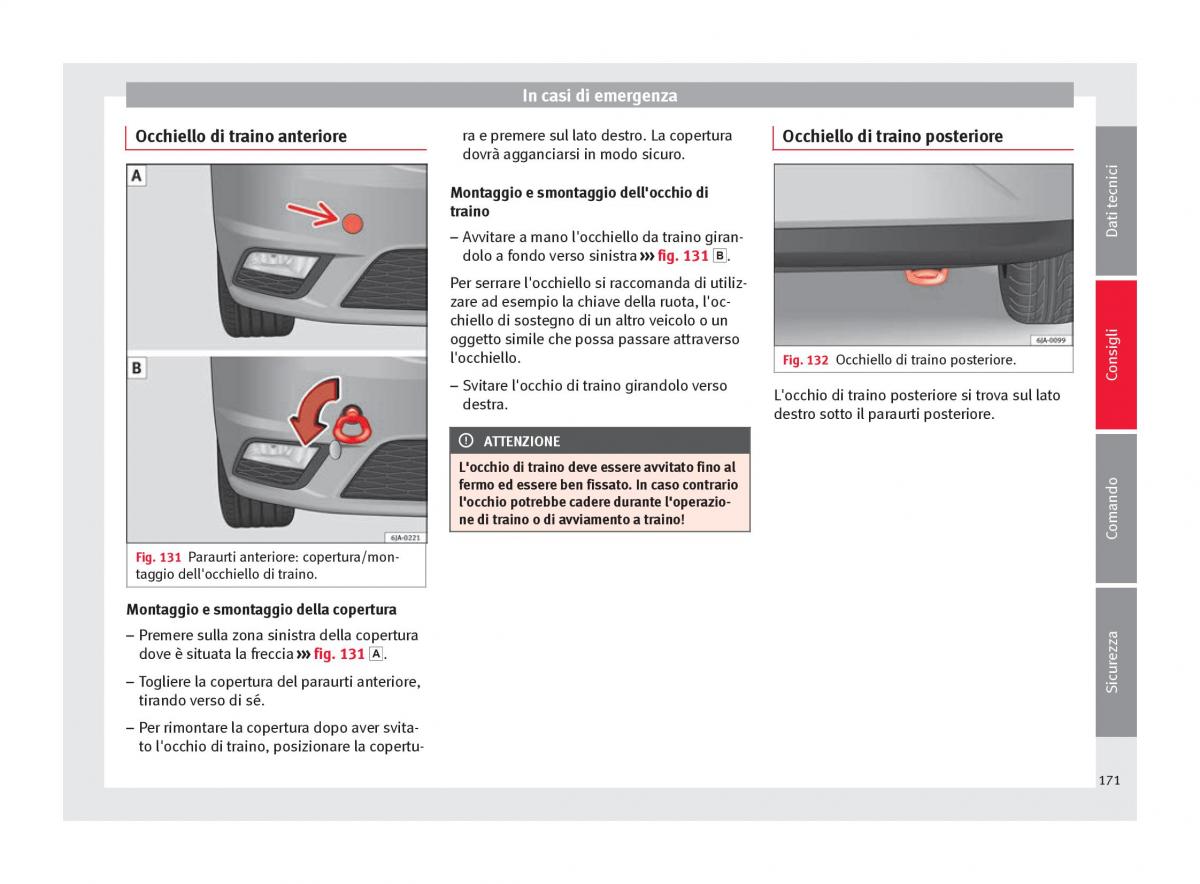 Seat Toledo IV 4 manuale del proprietario / page 173