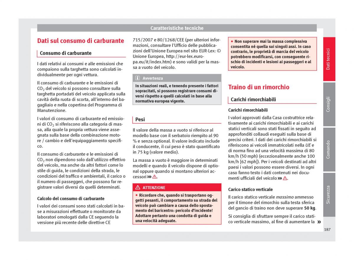 Seat Toledo IV 4 manuale del proprietario / page 189