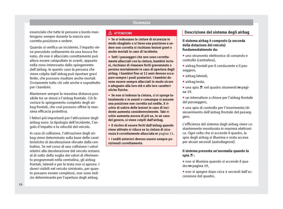 Seat Toledo IV 4 manuale del proprietario / page 20