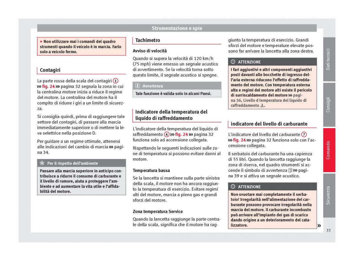 Seat Toledo IV 4 manuale del proprietario / page 35