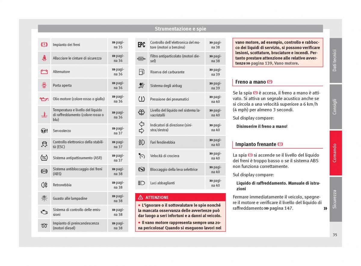 Seat Toledo IV 4 manuale del proprietario / page 37