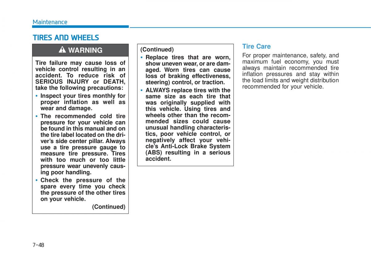 Hyundai Tucson III 3 owners manual / page 561