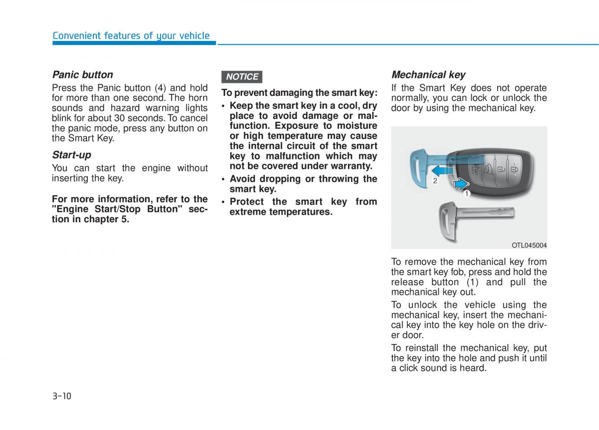 Hyundai Tucson III 3 owners manual / page 108