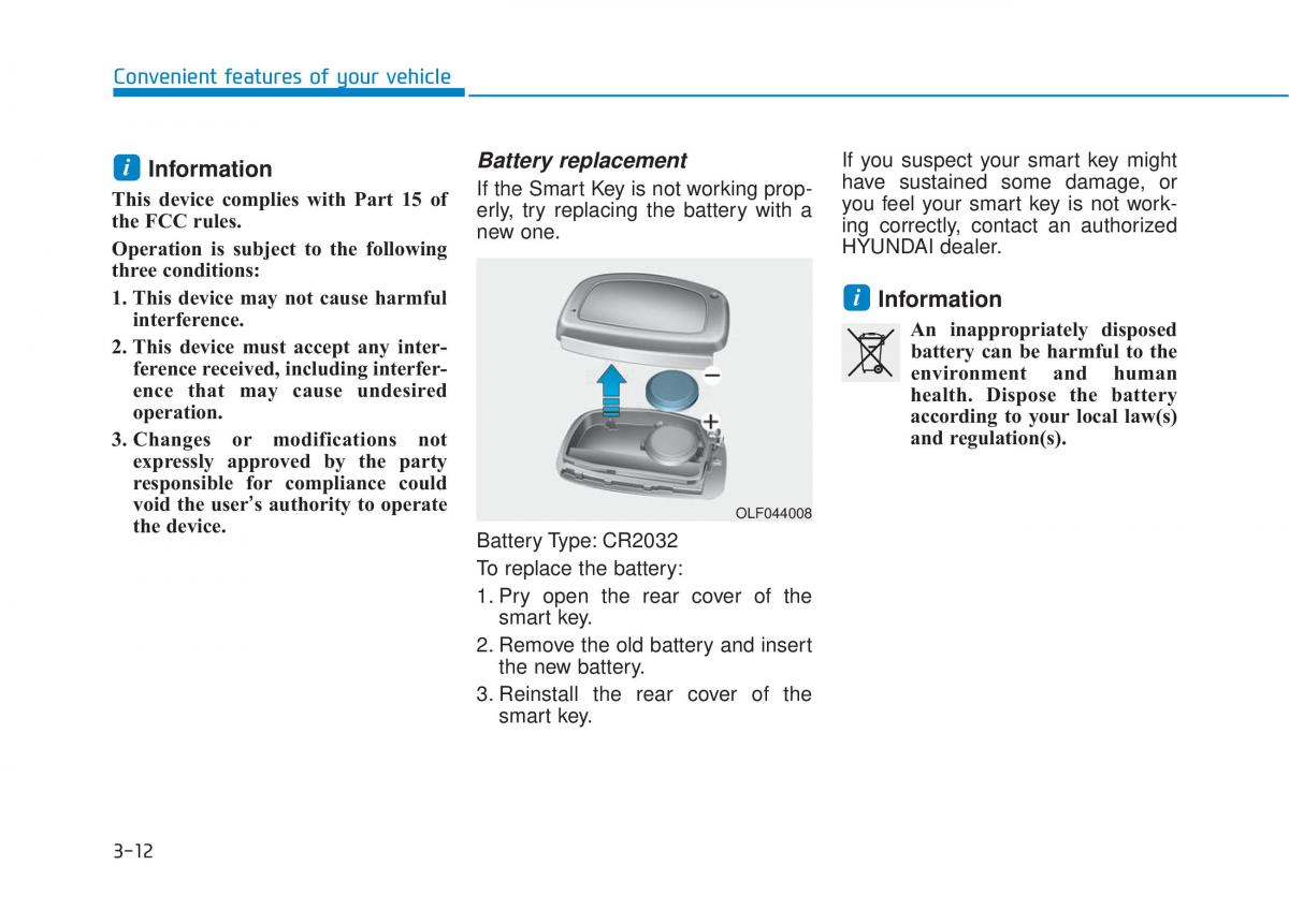 Hyundai Tucson III 3 owners manual / page 110