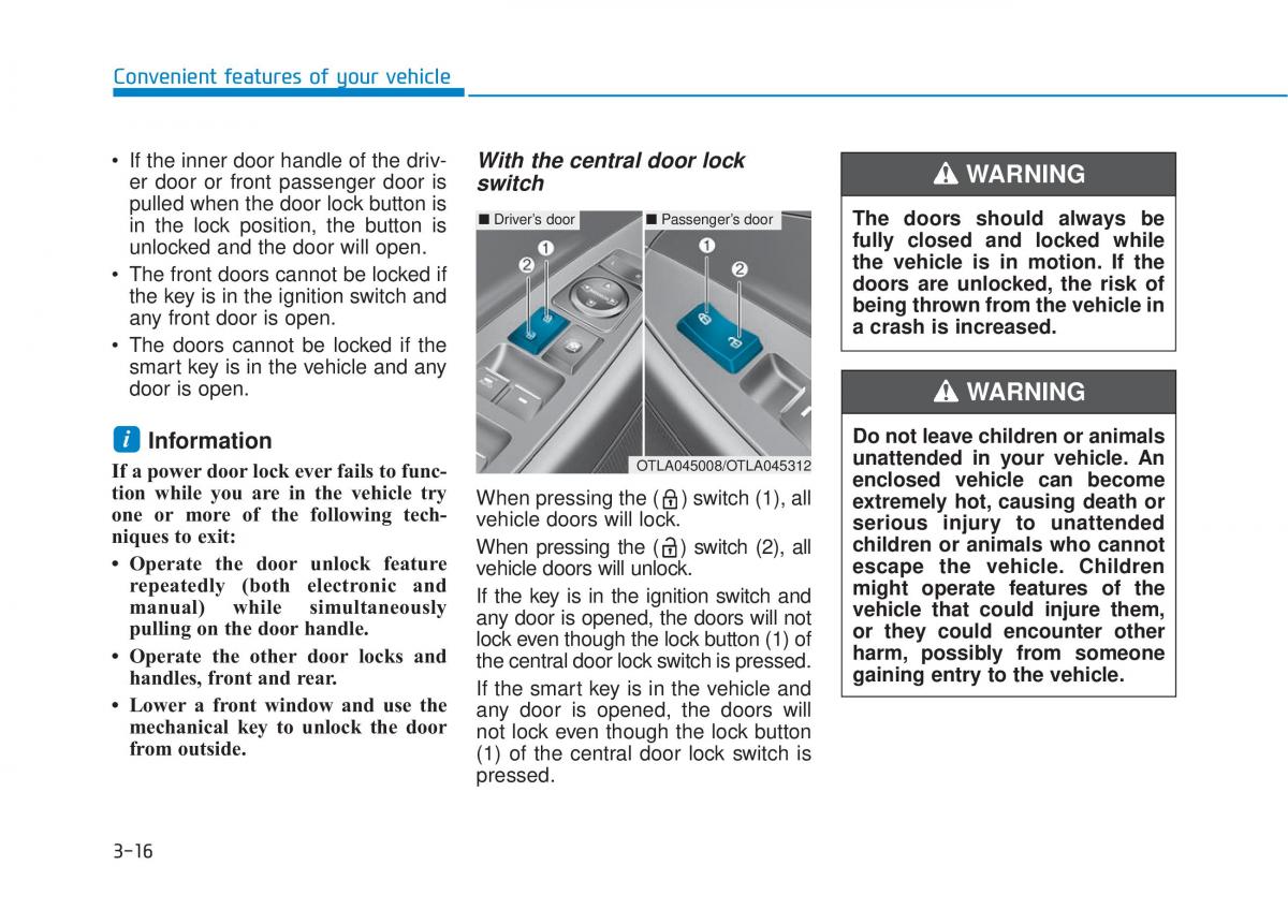 Hyundai Tucson III 3 owners manual / page 114