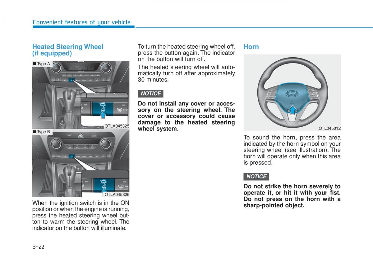 Hyundai Tucson III 3 owners manual / page 120