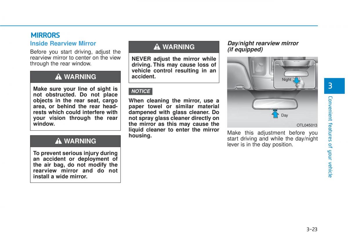 Hyundai Tucson III 3 owners manual / page 121