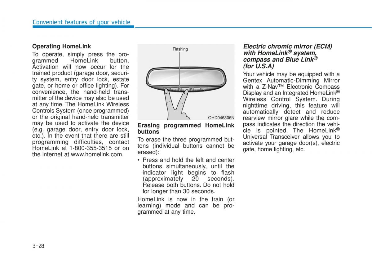 Hyundai Tucson III 3 owners manual / page 126