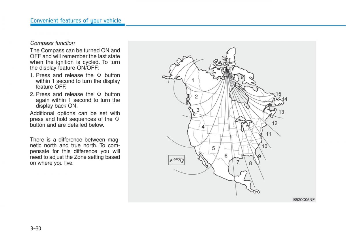 Hyundai Tucson III 3 owners manual / page 128