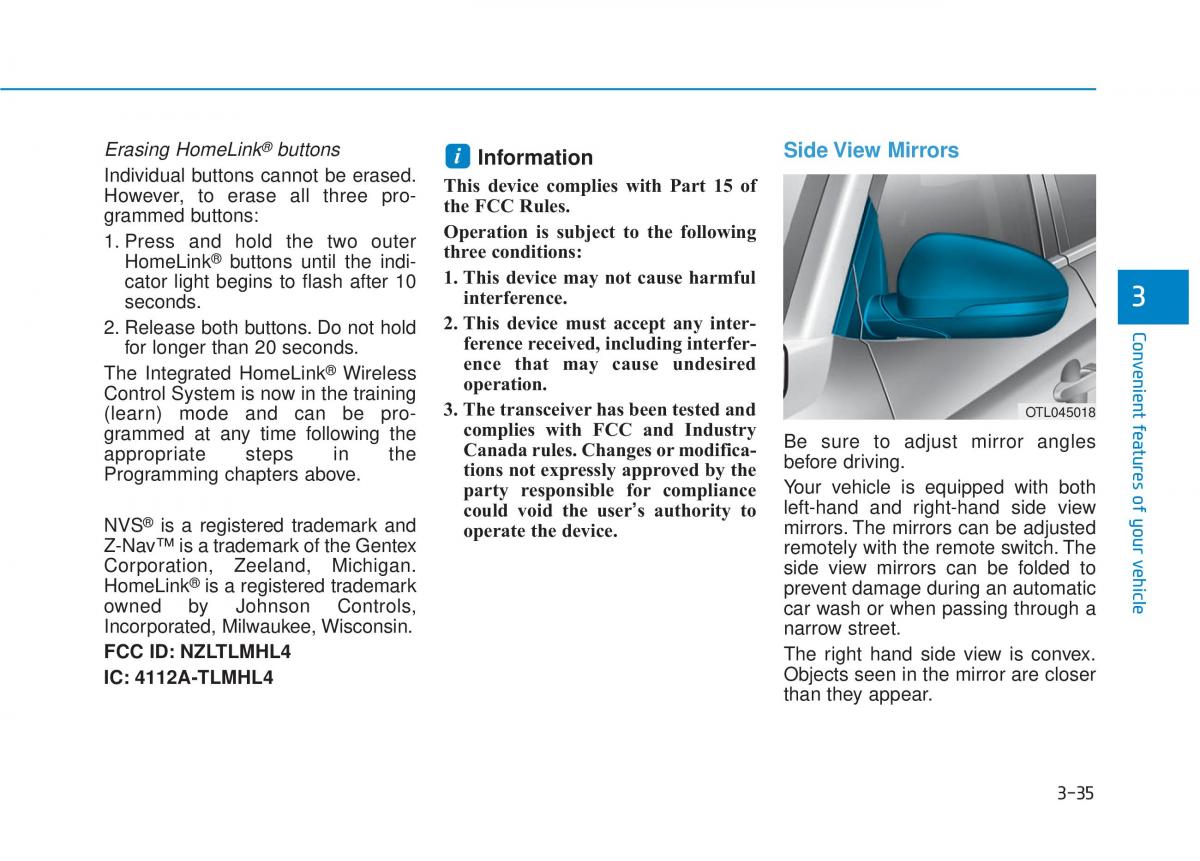 Hyundai Tucson III 3 owners manual / page 133