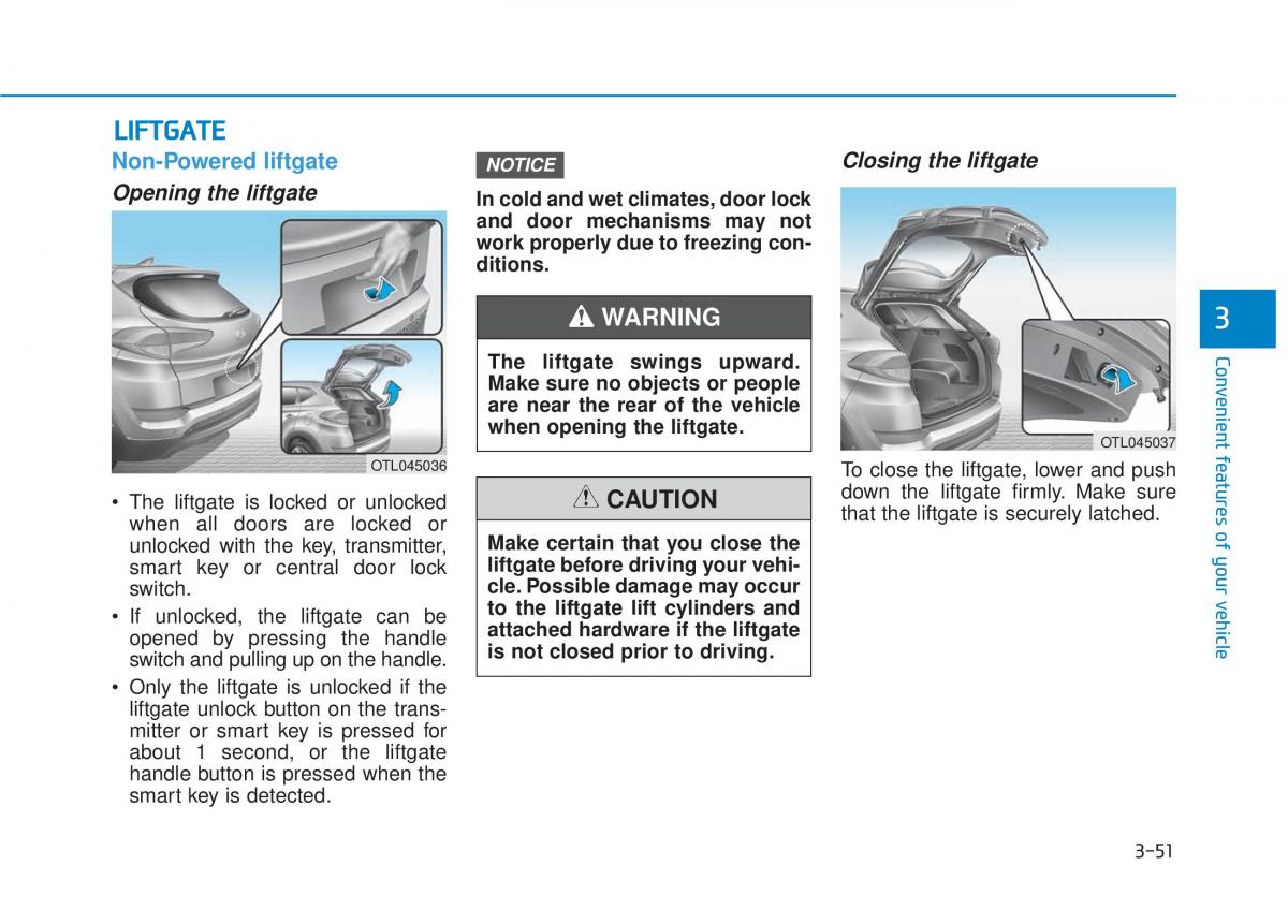 Hyundai Tucson III 3 owners manual / page 149