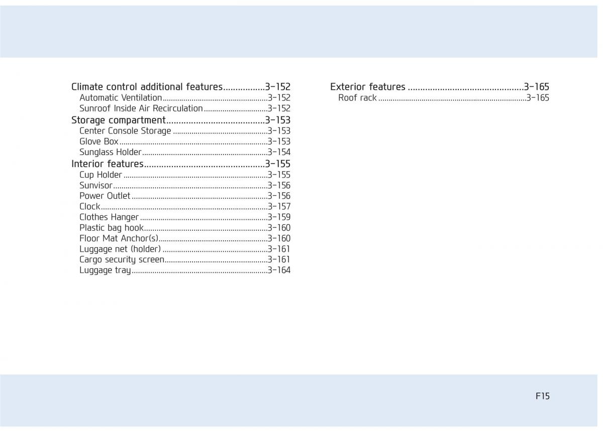 Hyundai Tucson III 3 owners manual / page 15