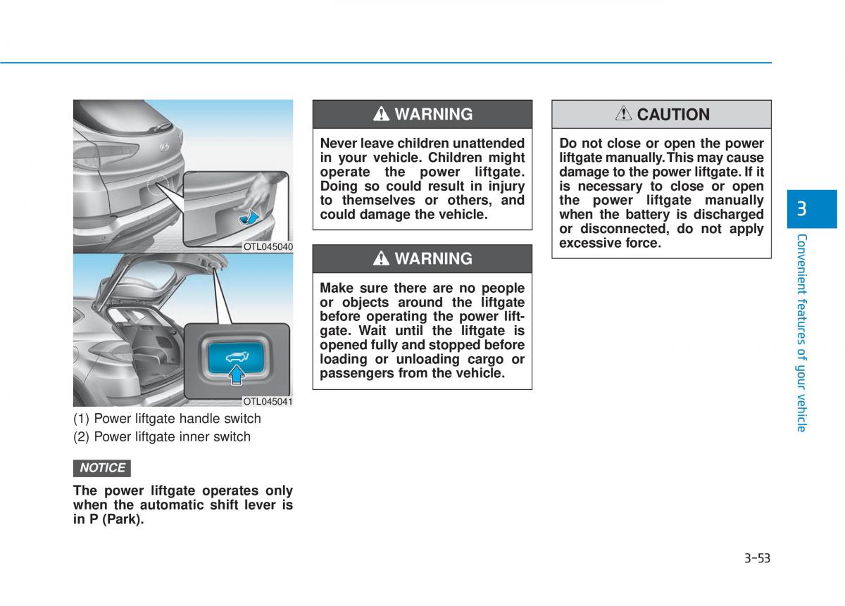 Hyundai Tucson III 3 owners manual / page 151