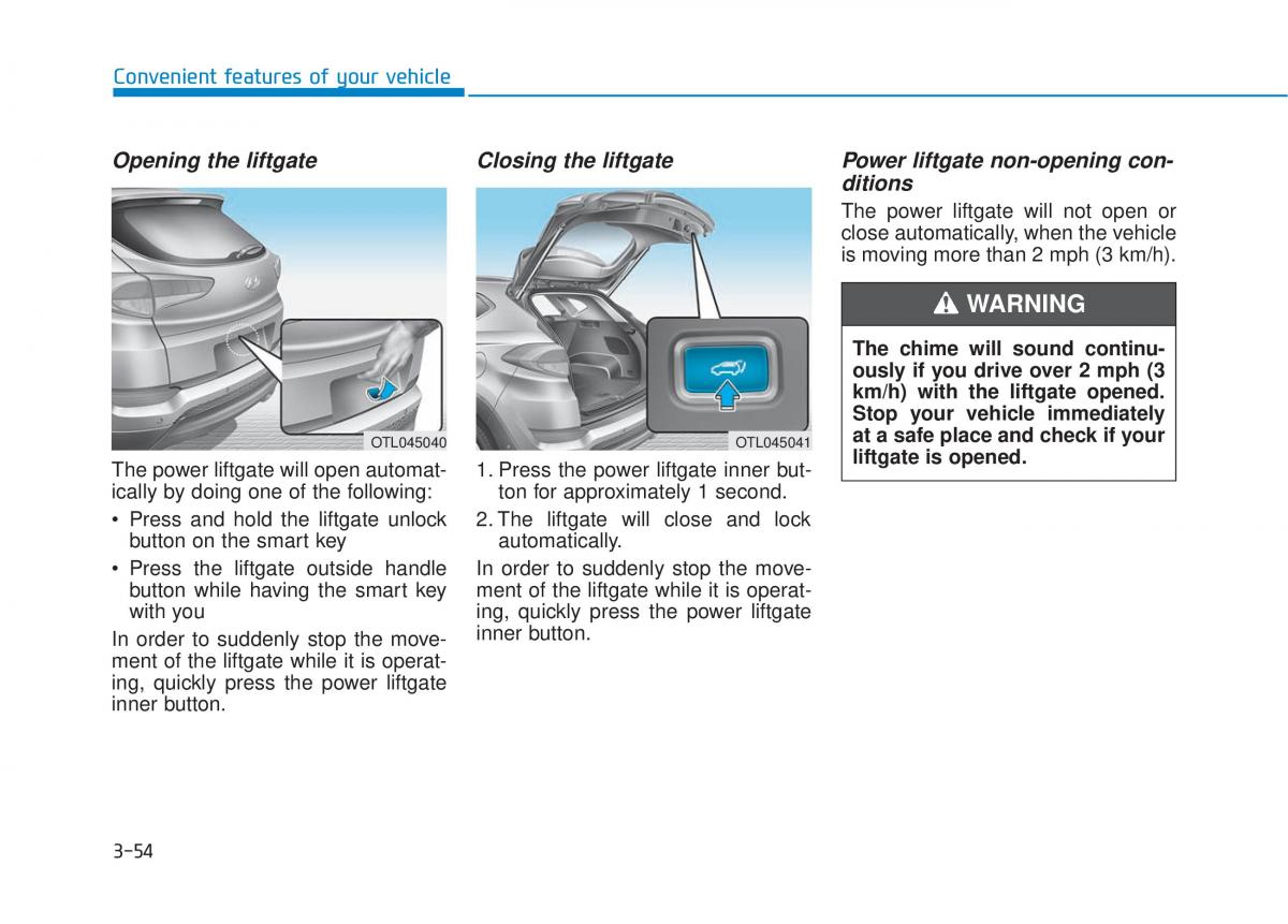 Hyundai Tucson III 3 owners manual / page 152