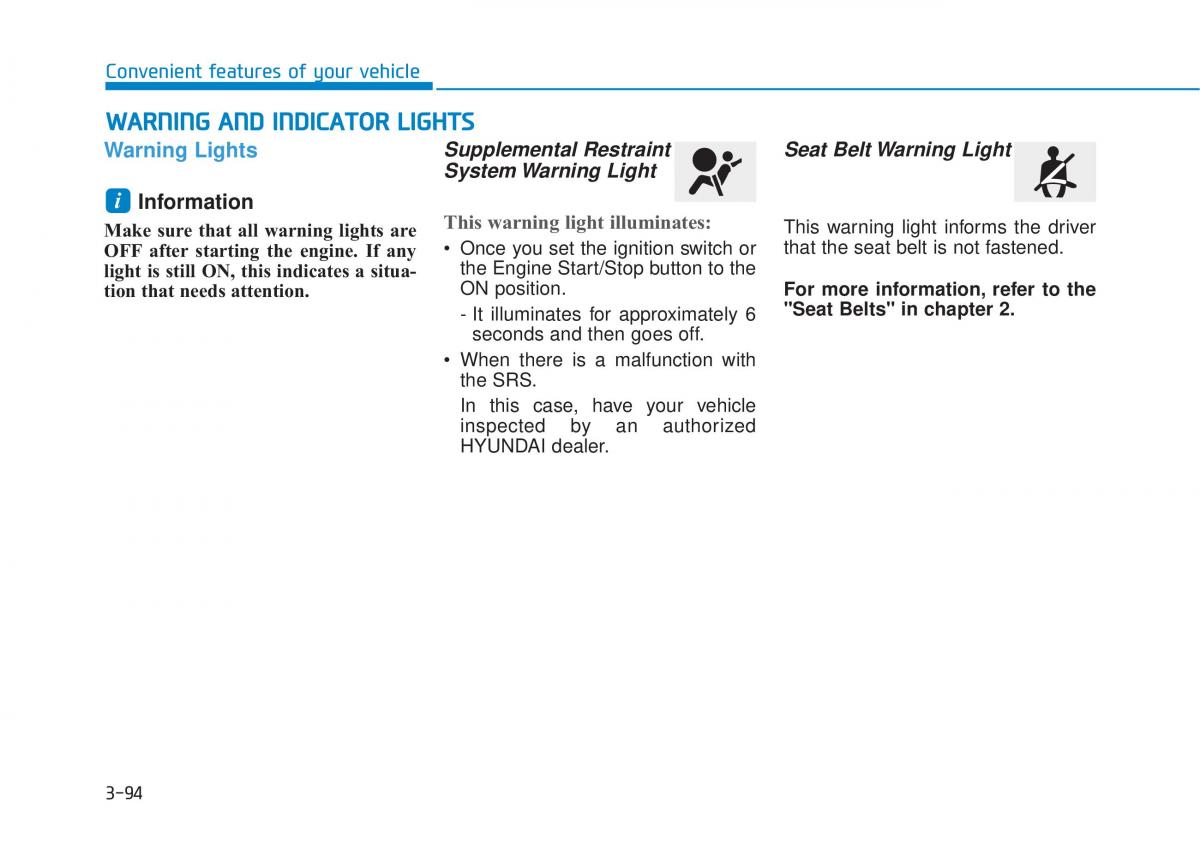 Hyundai Tucson III 3 owners manual / page 192