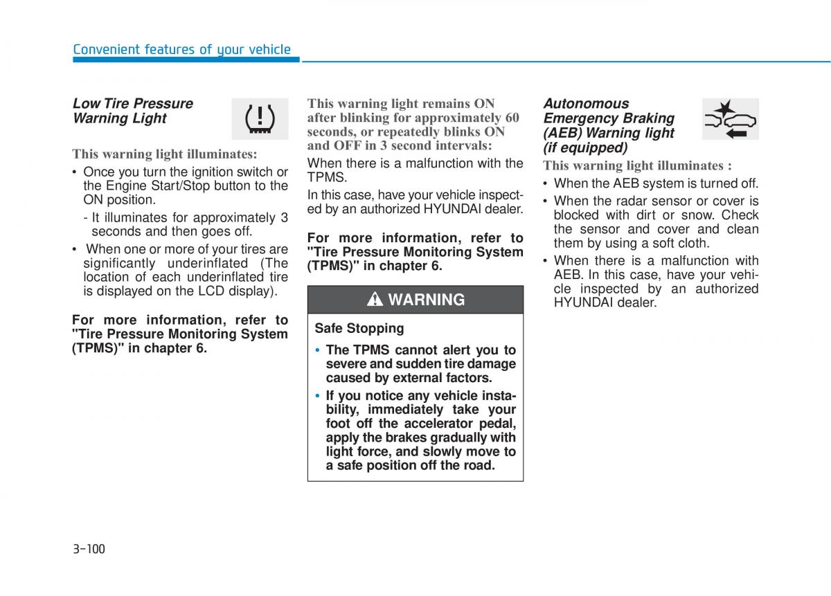 Hyundai Tucson III 3 owners manual / page 198