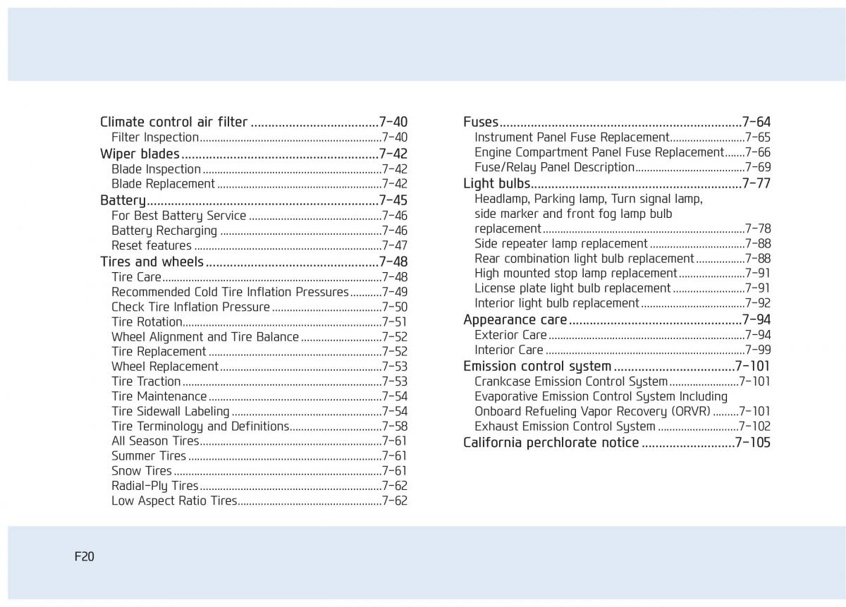 Hyundai Tucson III 3 owners manual / page 20