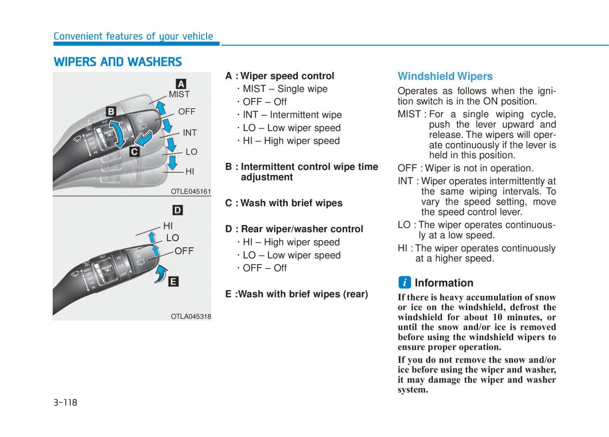 Hyundai Tucson III 3 owners manual / page 216