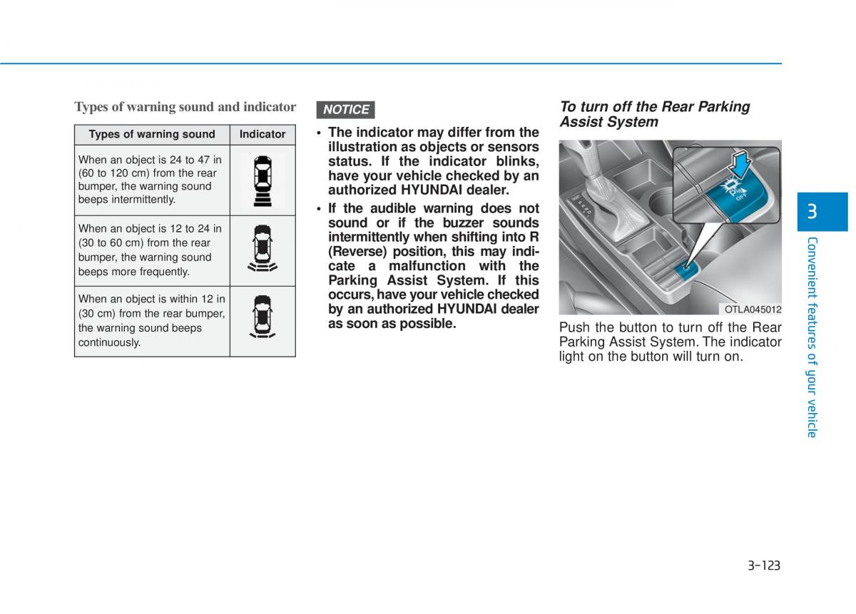 Hyundai Tucson III 3 owners manual / page 221