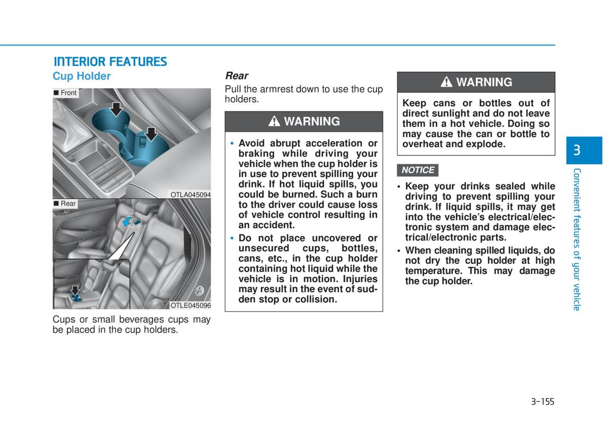 Hyundai Tucson III 3 owners manual / page 253