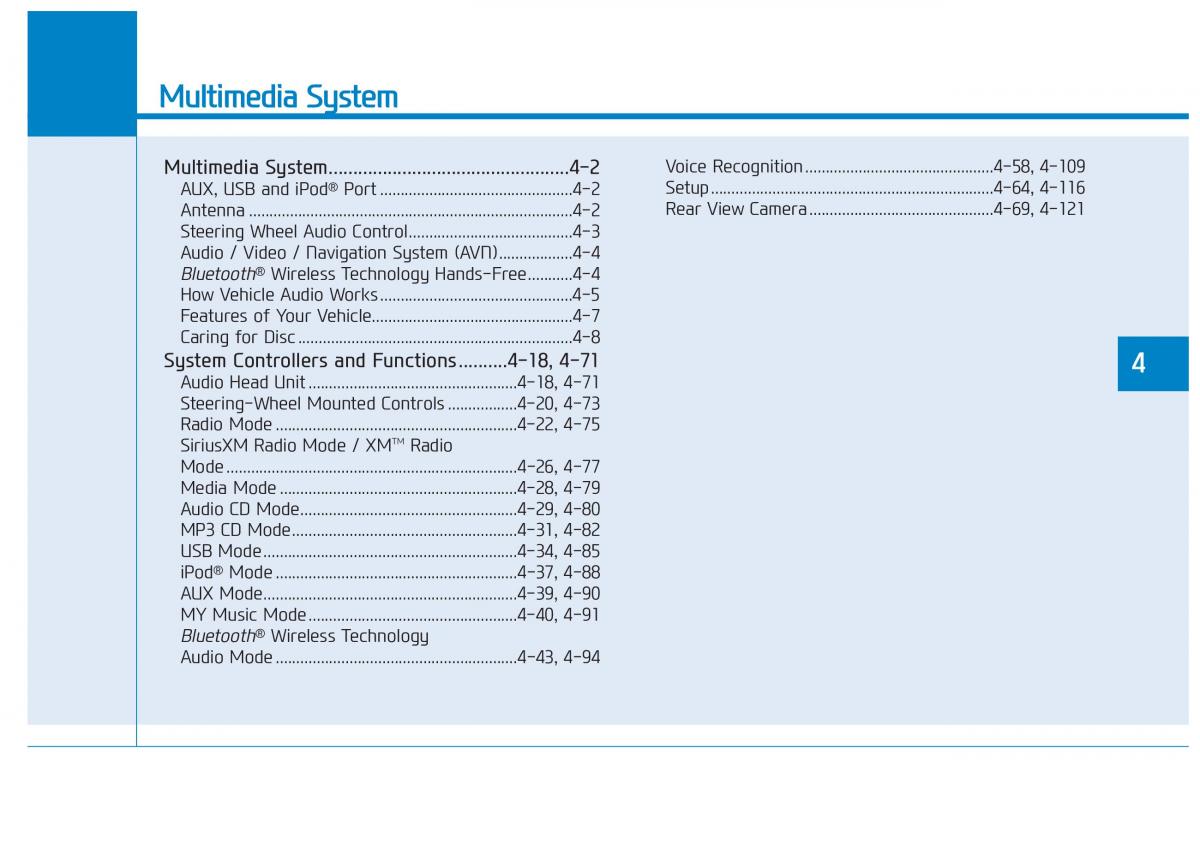 Hyundai Tucson III 3 owners manual / page 264