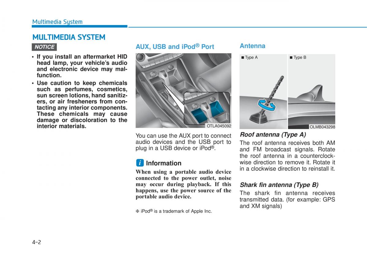 Hyundai Tucson III 3 owners manual / page 265