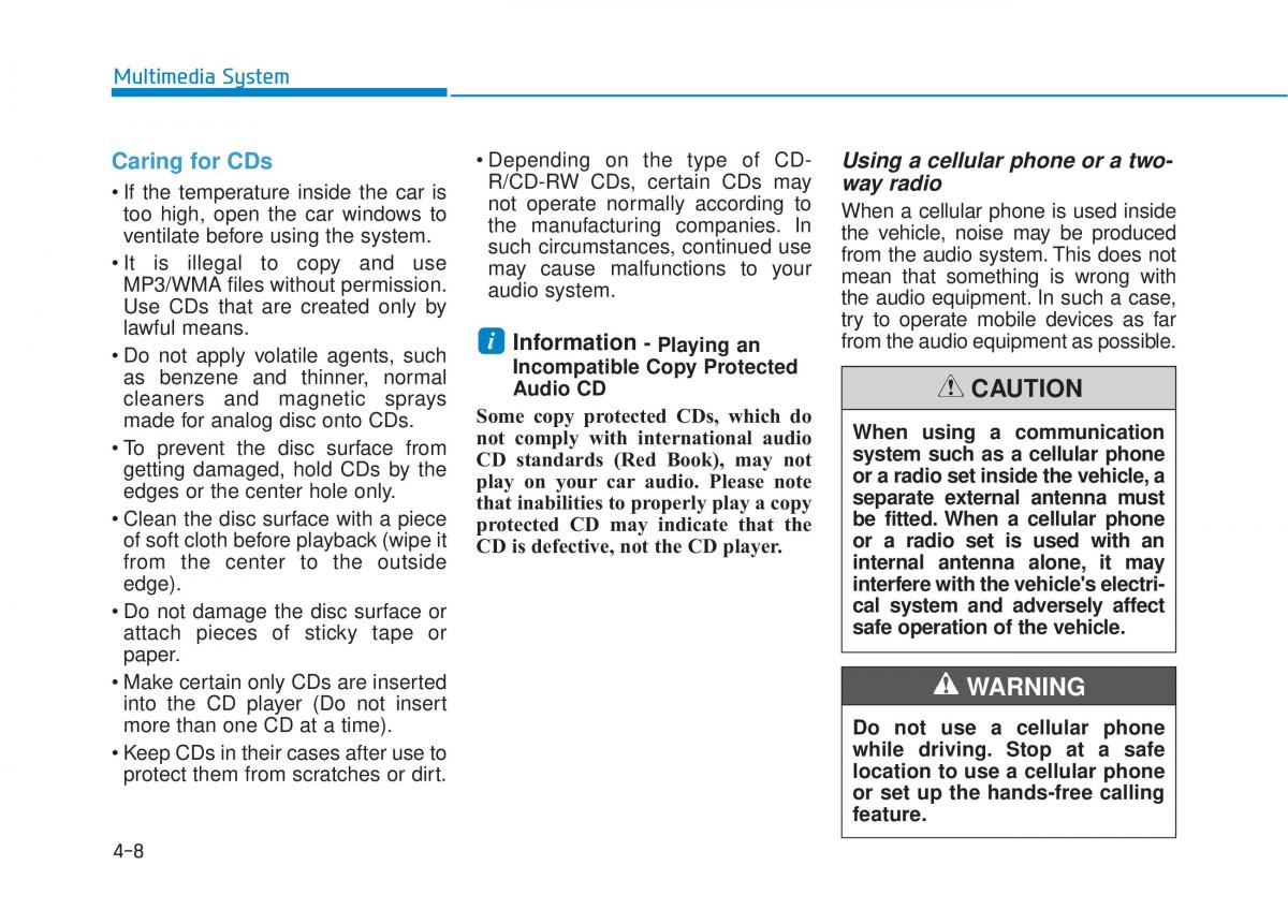 Hyundai Tucson III 3 owners manual / page 271