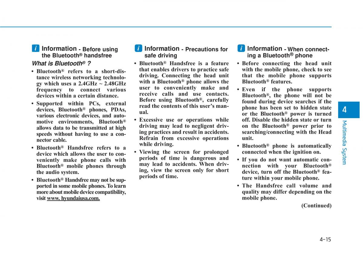 Hyundai Tucson III 3 owners manual / page 278