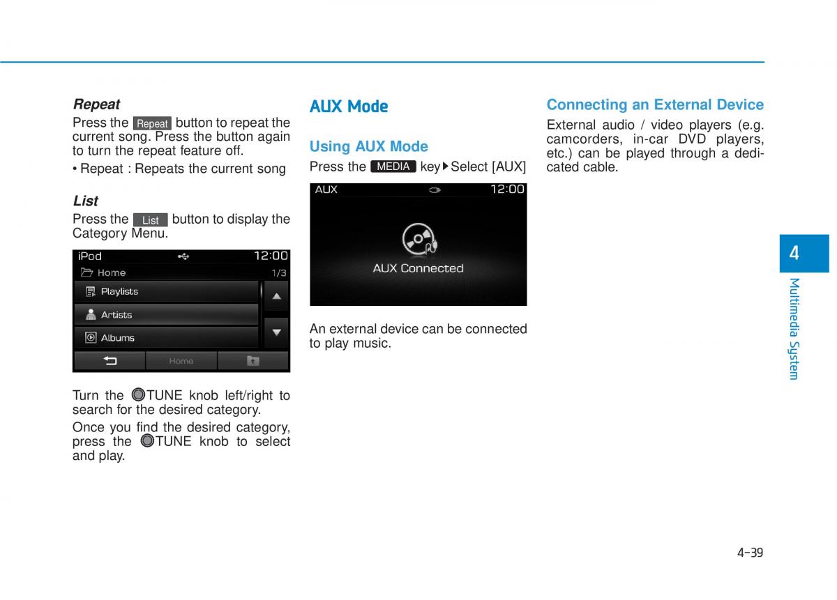 Hyundai Tucson III 3 owners manual / page 302