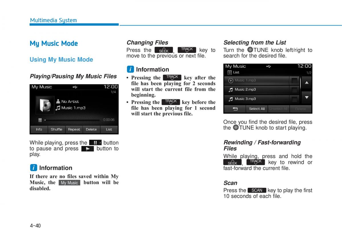 Hyundai Tucson III 3 owners manual / page 303