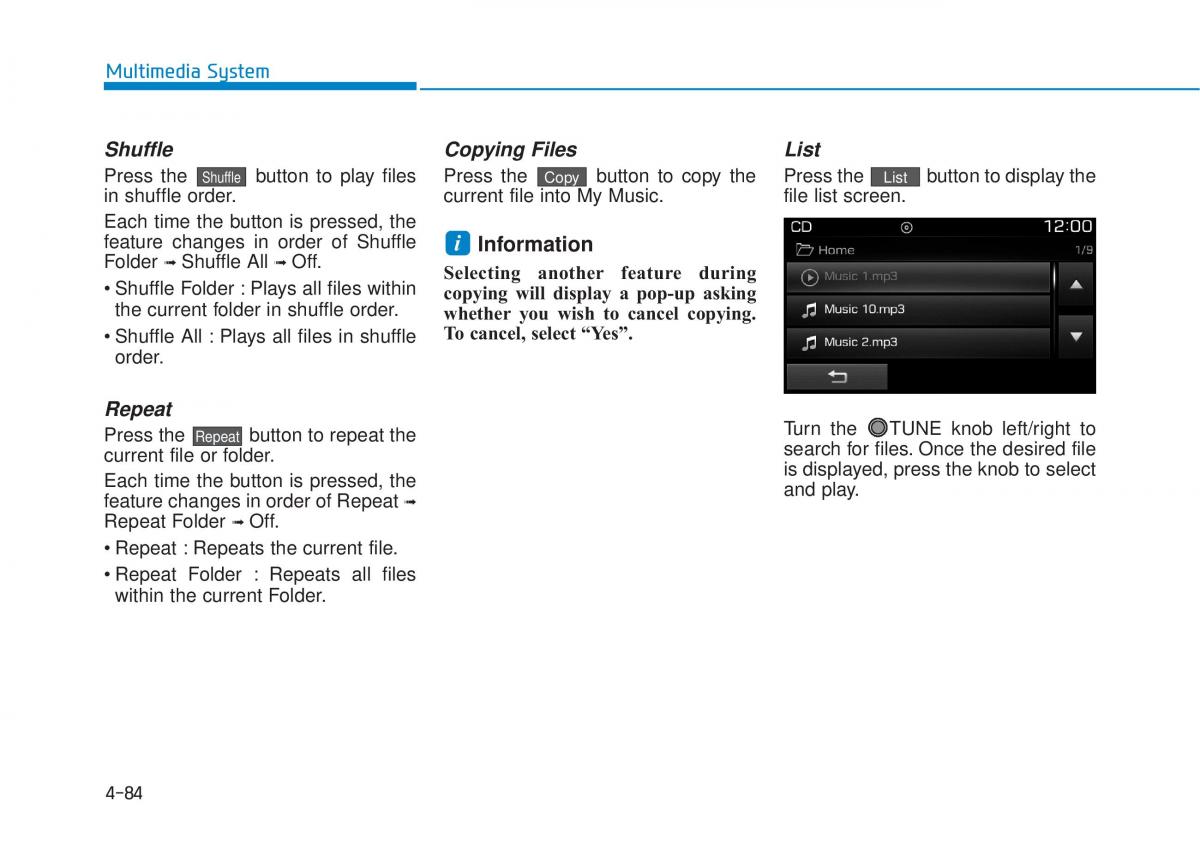 Hyundai Tucson III 3 owners manual / page 347