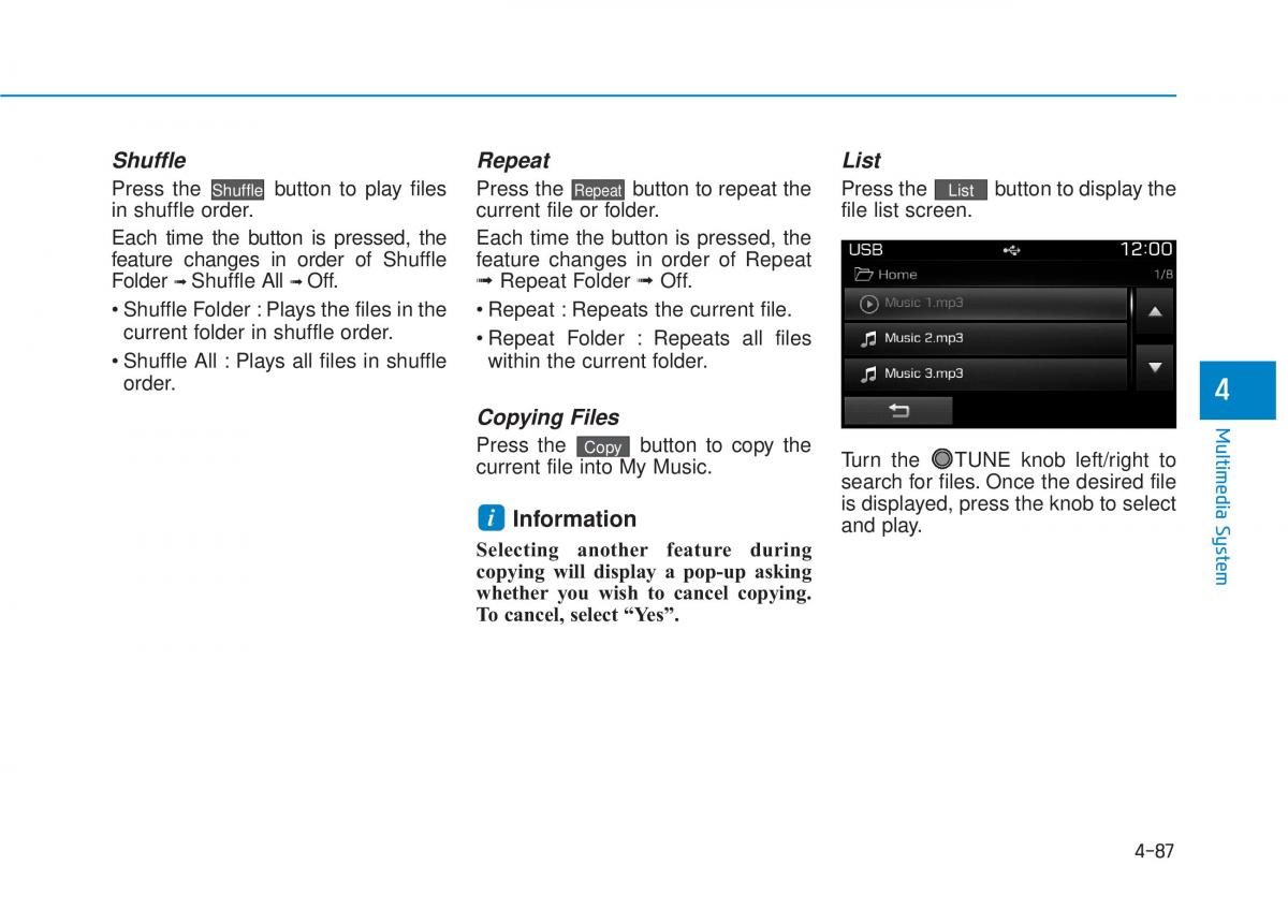 Hyundai Tucson III 3 owners manual / page 350