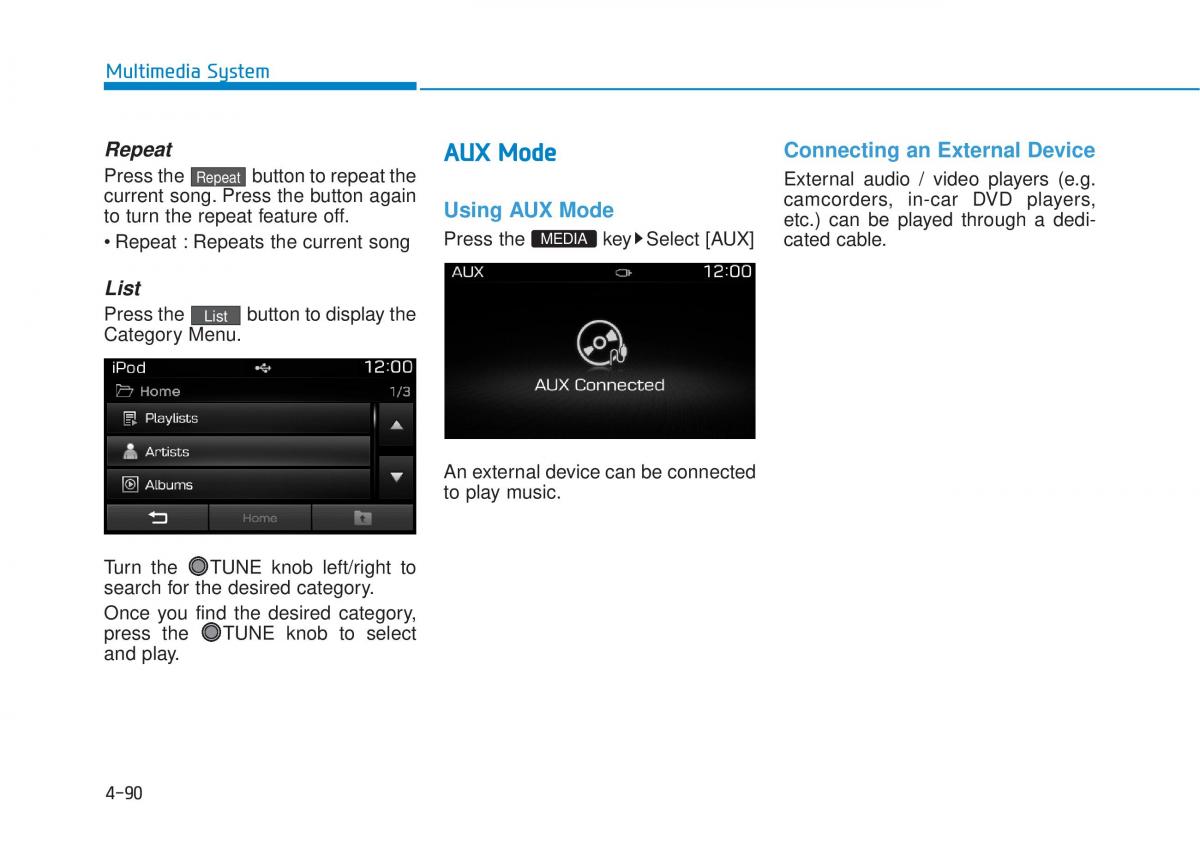 Hyundai Tucson III 3 owners manual / page 353