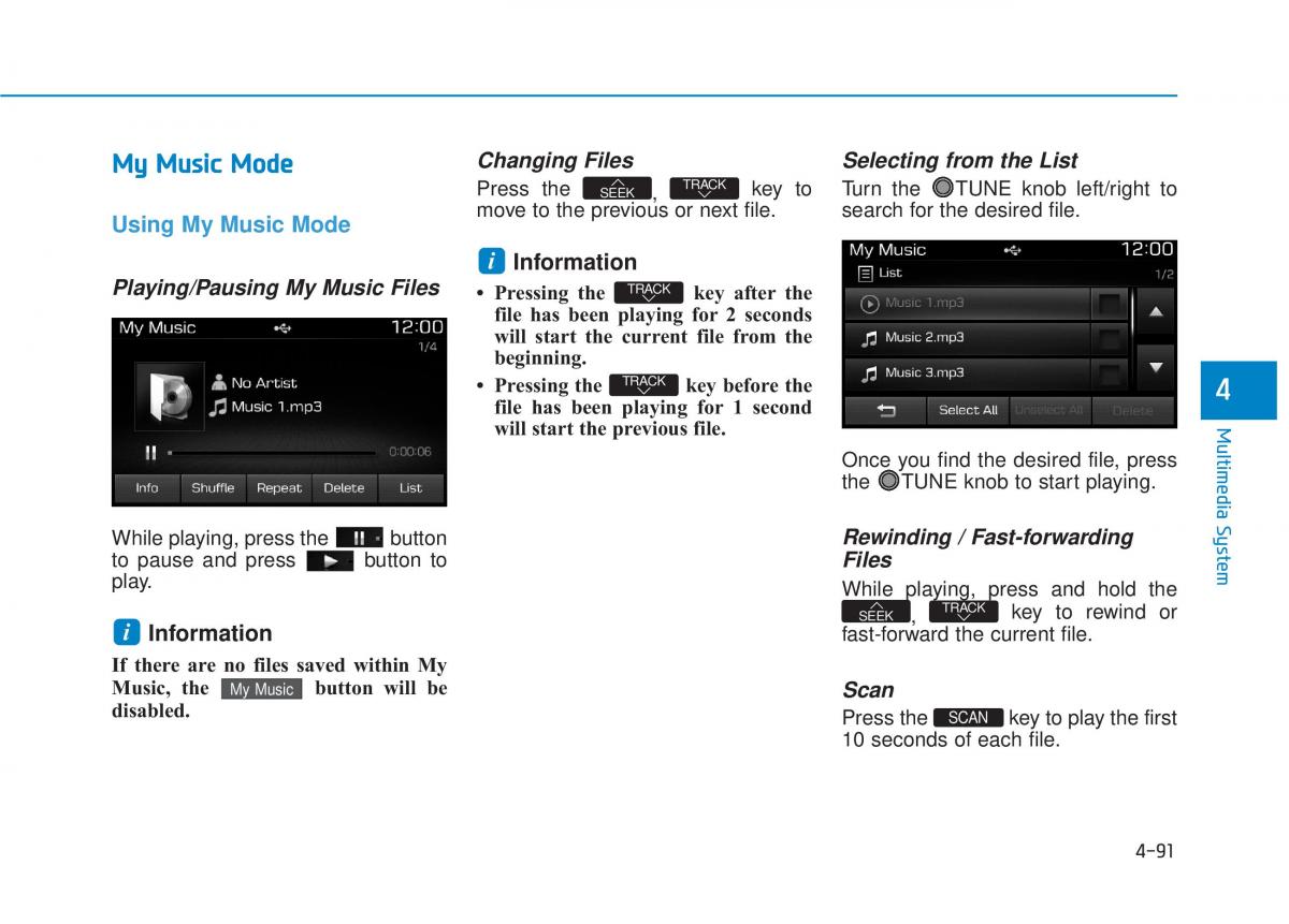 Hyundai Tucson III 3 owners manual / page 354