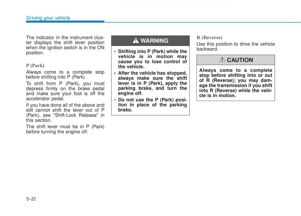 Hyundai Tucson III 3 owners manual / page 406