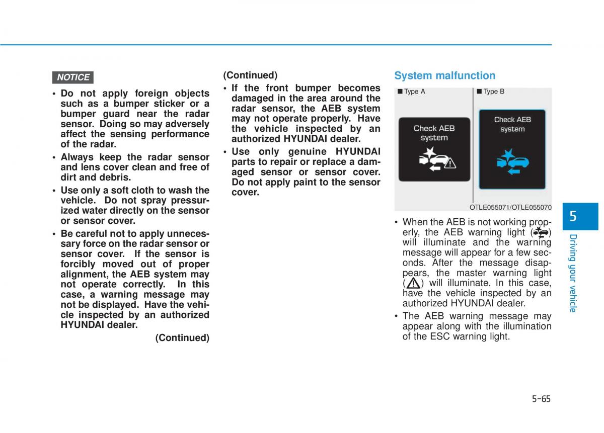 Hyundai Tucson III 3 owners manual / page 449