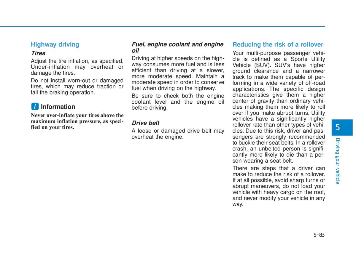 Hyundai Tucson III 3 owners manual / page 467