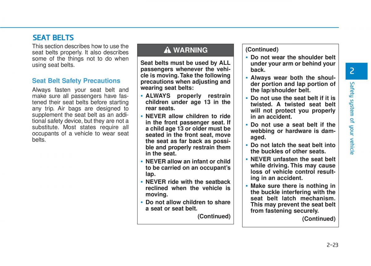 Hyundai Tucson III 3 owners manual / page 50